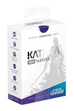 Ultimate Guard Katana Sleeves Standard Size Blue (100) (66 x 91 mm)