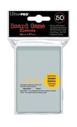 Ultra Pro: Board Game Sleeves Standard European (59 x 92 mm) - 50 st