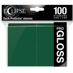 Ultra Pro: Eclipse Gloss Standard Sleeves: Forest Green (66 x 91 mm) - 100 st