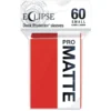 Ultra Pro: Eclipse Matte Small Sleeves: Apple Red (62 x 89 mm) - 60 st