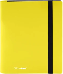 Ultra Pro: Eclipse - 4-Pocket PRO-Binder (Lemon Yellow)