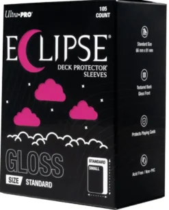 Ultra Pro: Gloss Eclipse Standard Deck Protector Sleeves - Hot Pink (63.5 x 89 mm) - 105 st