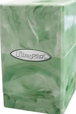 Ultra Pro: Marble Satin Tower - Lime Green/White