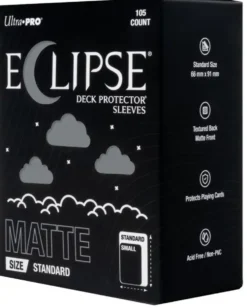 Ultra Pro: Matte Eclipse Standard Deck Protector Sleeves - Smoke Grey (63.5 x 89 mm) - 105 st