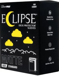 Ultra Pro: Matte Eclipse Standard Deck Protector Sleeves - Lemon Yellow (63.5 x 89 mm) - 105 st