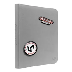 Ultra Pro: Patchcraft (Grey) - 9-Pocket Zippered Pro-Binder (360)
