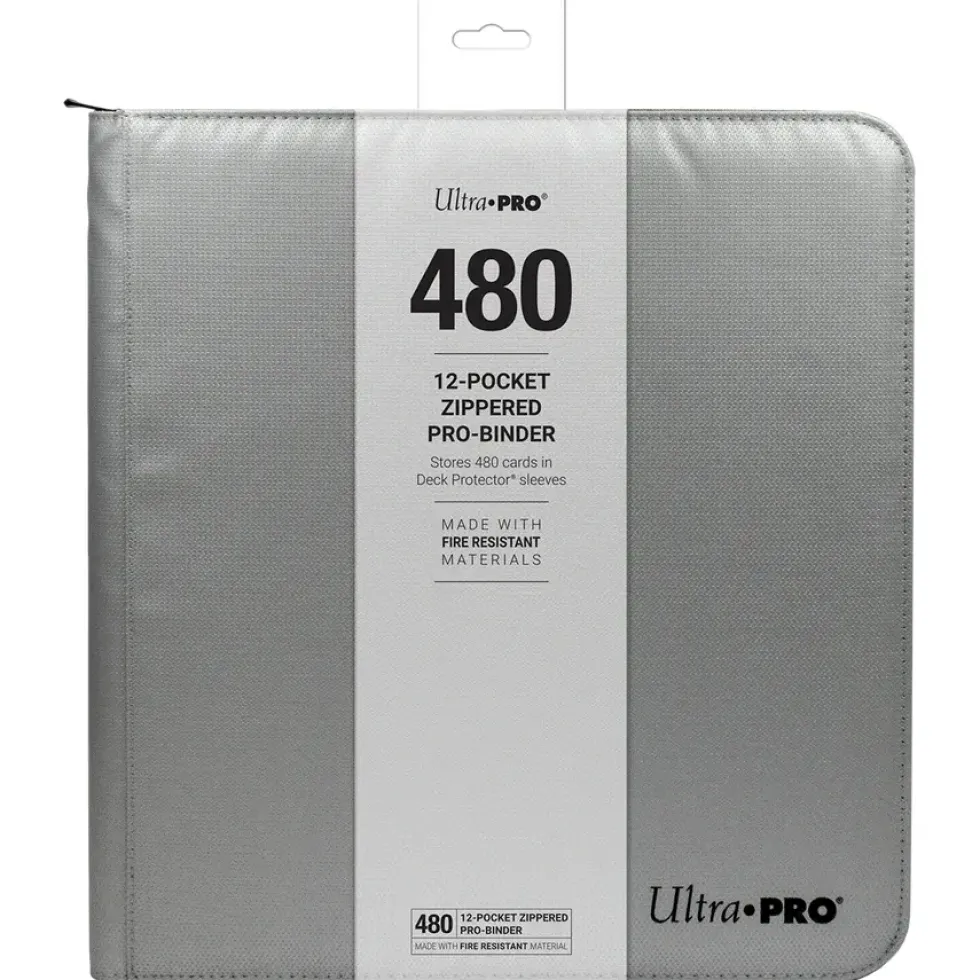Ultra Pro: 12-Pocket Fire Resistant Zippered Pro-Binder (480)