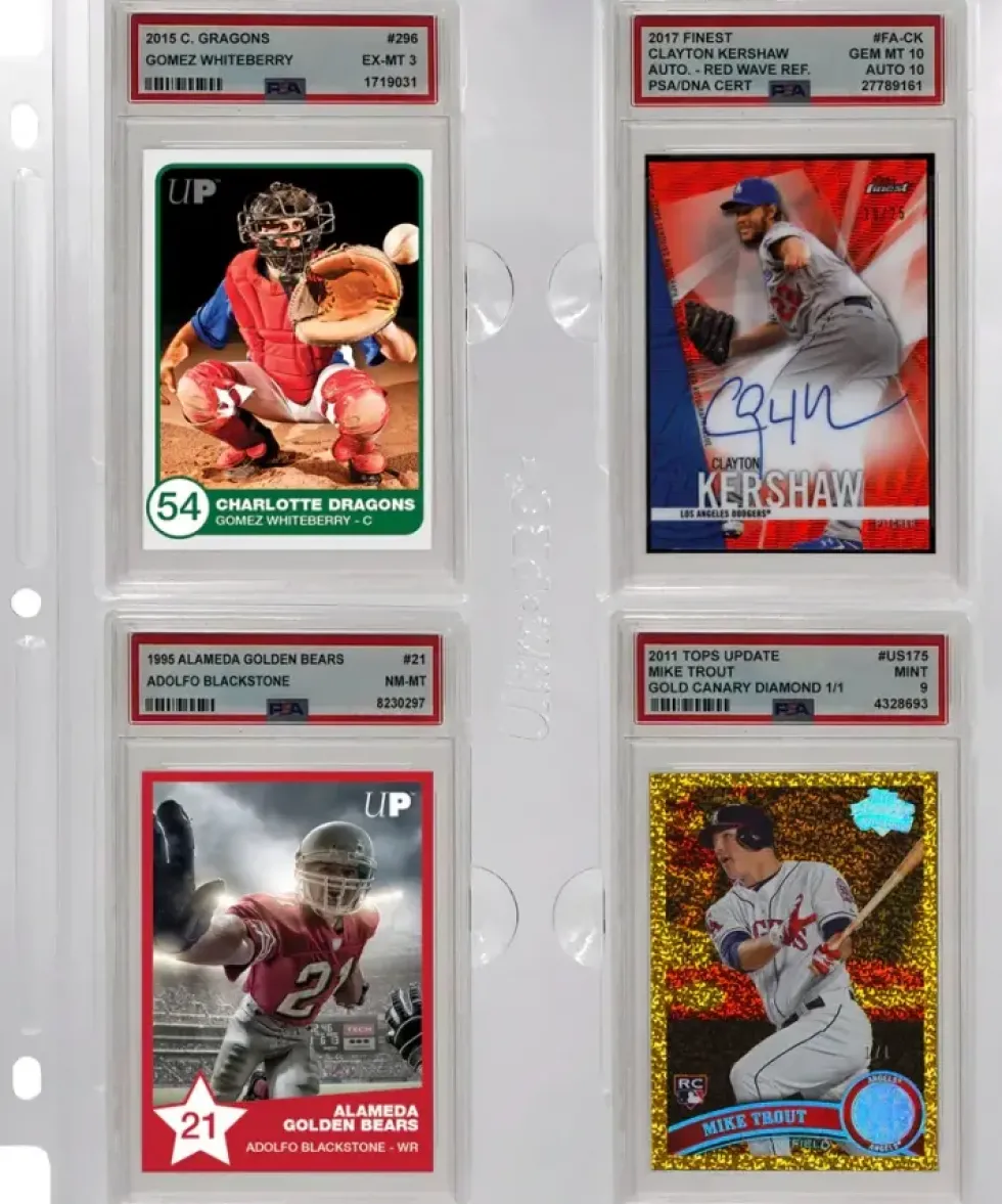 Ultra Pro: 4-Pocket Page for Graded PSA Slabs (1ct)