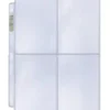 Ultra Pro: 4-Pocket Platinum Page with 3-1/2" X 5" Pockets