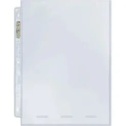 Ultra Pro: 1-Pocket Platinum Page (3-Holes) (10 st)