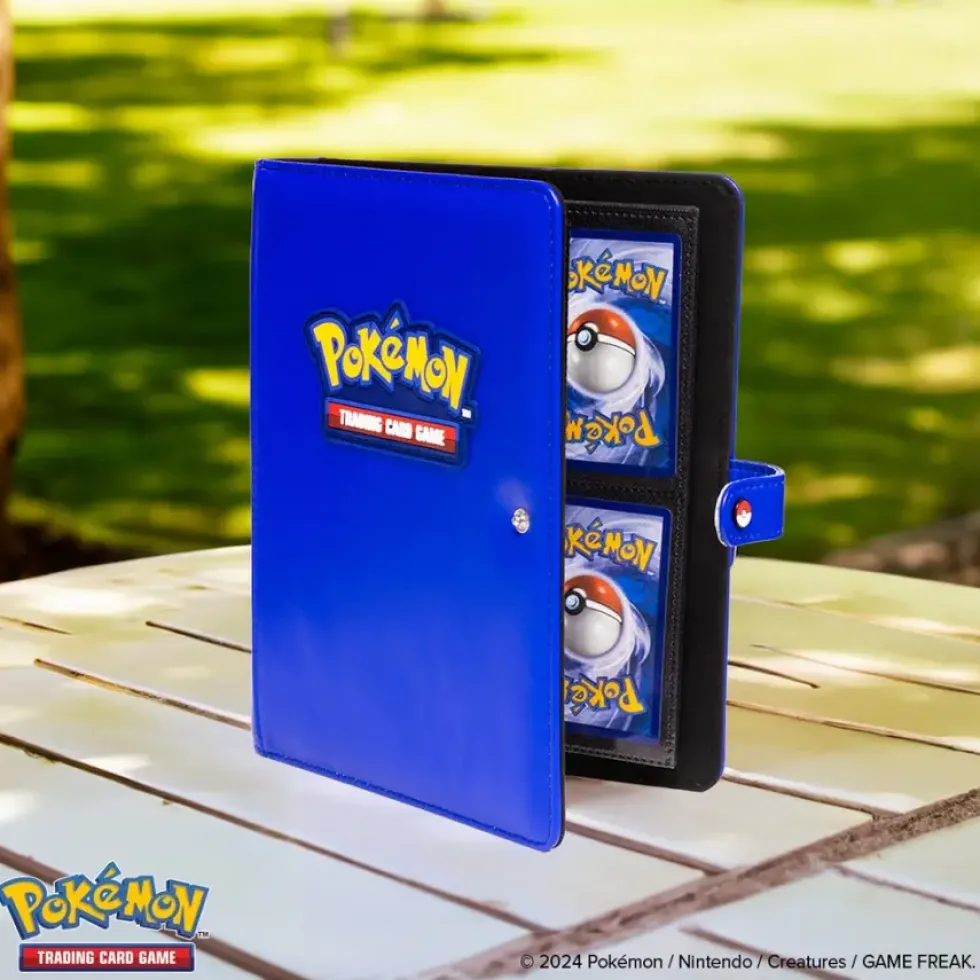 Ultra Pro: Pokémon 4-Pocket Premium Snap Binder (Blue)