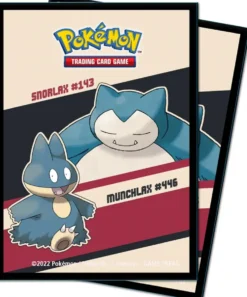 Ultra Pro: Pokémon - Snorlax & Munchlax Standard Deck Protector Sleeves (65 st)
