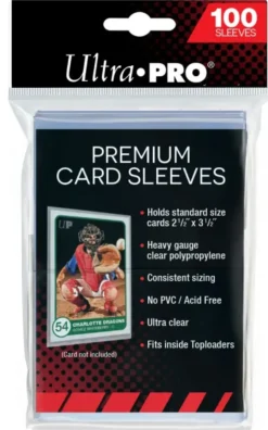 Ultra Pro - Premium Card Sleeves (63 x 88 mm) - 100 st