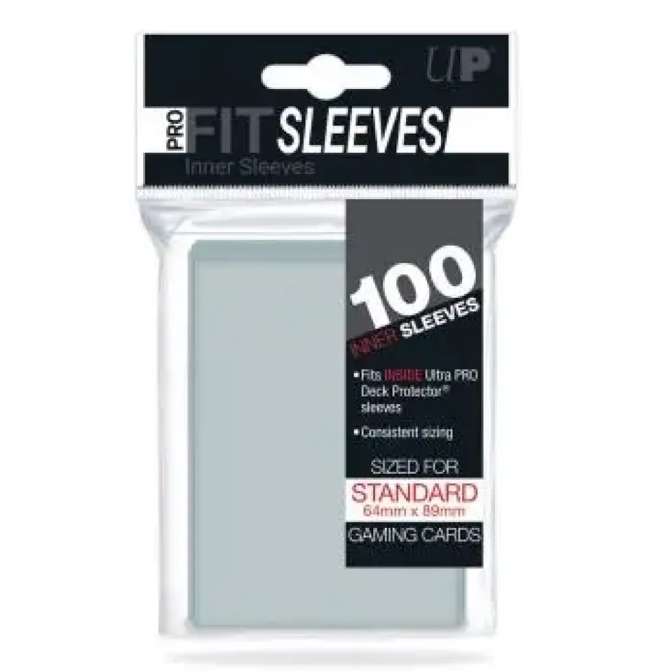 Ultra Pro: Pro-Fit Standard Size Deck Protectors 100ct (64 x 89 mm) - 100 st
