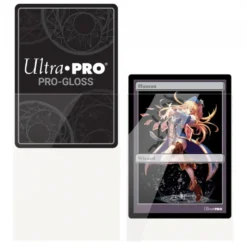 Ultra Pro: PRO-Gloss 60ct Small Deck Protector sleeves: Clear (62 x 89 mm)