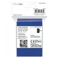 Ultra Pro: PRO-Gloss 60ct Small Deck Protector sleeves: Blue (62 x 89 mm)