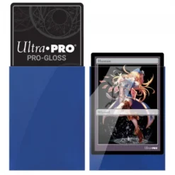Ultra Pro: PRO-Gloss 60ct Small Deck Protector sleeves: Blue (62 x 89 mm)