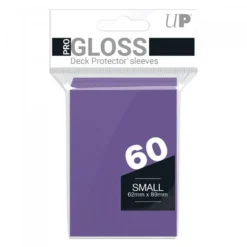 Ultra Pro: PRO-Gloss 60ct Small Deck Protector sleeves: Purple (62 x 89 mm)