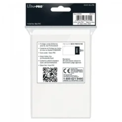 Ultra Pro: PRO-Gloss 100ct Standard Deck Protector sleeves: White (66 x 91 mm)