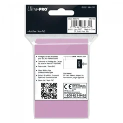 Ultra Pro: PRO-Gloss 50ct Standard Deck Protector sleeves: Pink (66 x 91 mm)