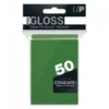 Ultra Pro: PRO-Gloss 50ct Standard Deck Protector sleeves: Green (66 x 91 mm)