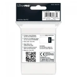 Ultra Pro: PRO-Gloss 50ct Standard Deck Protector sleeves: White (66 x 91 mm)