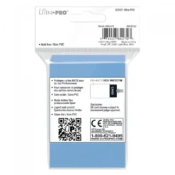 Ultra Pro: PRO-Matte 60ct Small Deck Protector sleeves: Light Blue (62 x 89 mm)