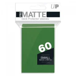 Ultra Pro: PRO-Matte 60ct Small Deck Protector sleeves: Green (62 x 89 mm)