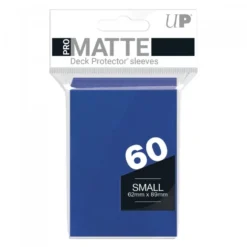Ultra Pro: PRO-Matte 60ct Small Deck Protector sleeves: Blue (62 x 89 mm)