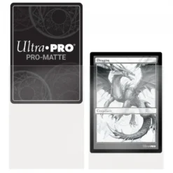 Ultra Pro: PRO-Matte 50ct Standard Deck Protector sleeves: Clear (66 x 91 mm)