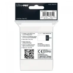 Ultra Pro: PRO-Matte 50ct Standard Deck Protector sleeves: White (66 x 91 mm)