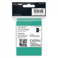 Ultra Pro: PRO-Matte 50ct Standard Deck Protector sleeves: Aqua (66 x 91 mm)