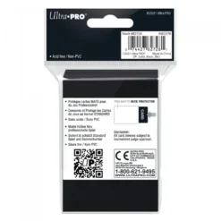 Ultra Pro: PRO-Matte 50ct Standard Deck Protector sleeves: Black (66 x 91 mm)