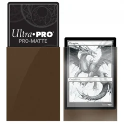 Ultra Pro: PRO-Matte 50ct Standard Deck Protector sleeves: Brown (66 x 91 mm)