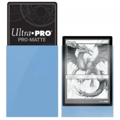 Ultra Pro: PRO-Matte 50ct Standard Deck Protector sleeves: Light Blue (66 x 91 mm)