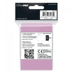 Ultra Pro: PRO-Matte 50ct Standard Deck Protector sleeves: Pink (66 x 91 mm)