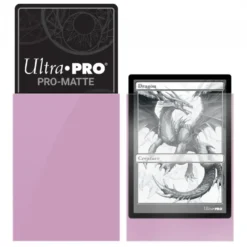 Ultra Pro: PRO-Matte 50ct Standard Deck Protector sleeves: Pink (66 x 91 mm)