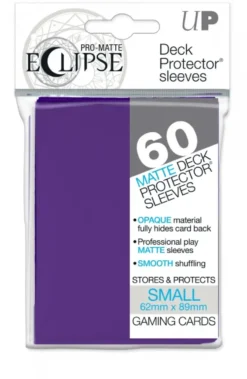 Ultra Pro: Pro-Matte Eclipse Small Deck Protector sleeves - Royal Purple (60)