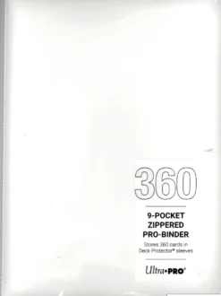 Ultra Pro: Vivid 9-Pocket Zippered PRO-Binder - White (360)
