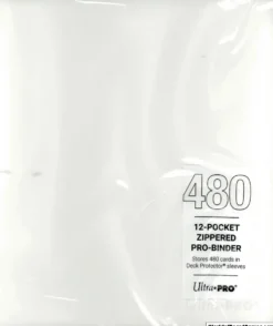 Ultra Pro: Vivid 12-Pocket Zippered PRO-Binder - White (480)