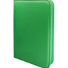 Ultra Pro: Vivid 4-Pocket Zippered PRO-Binder - Green (160)