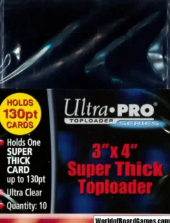 Ultra Pro: 3" X 4" Super Thick 130PT Toploader 10ct (10 st)