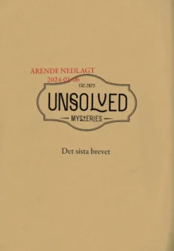 Unsolved Mysteries: Det Sista Brevet