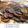 Viticulture Metal Lira Coins