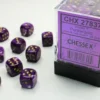 Vortex - Purple/Gold - d6, 36 st (12 mm, prickar)