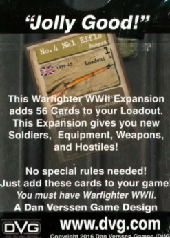 Warfighter: WWII Expansion #2 - United Kingdom #1! (Exp.)